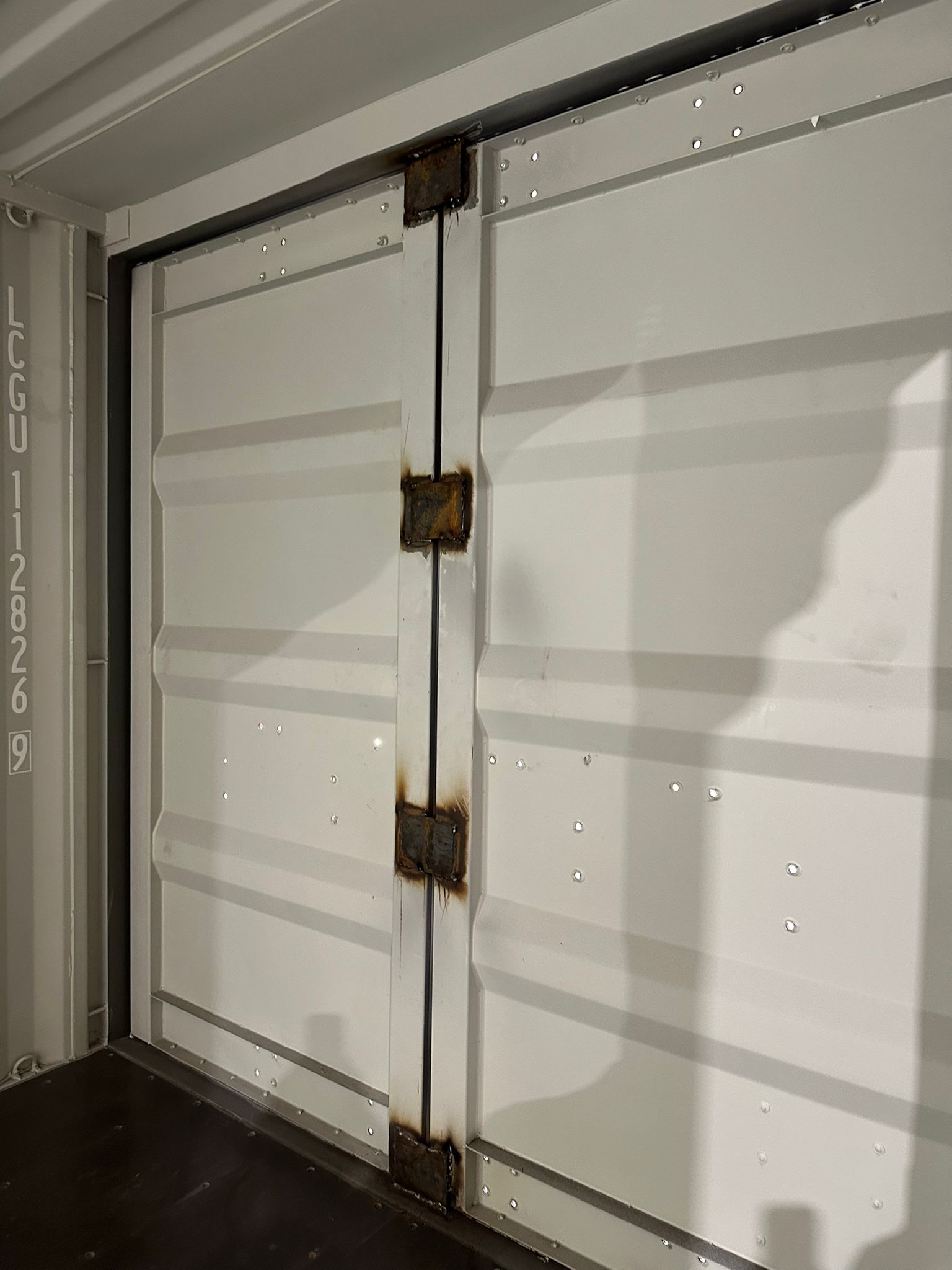 Detalle de soldadura y estructura interior